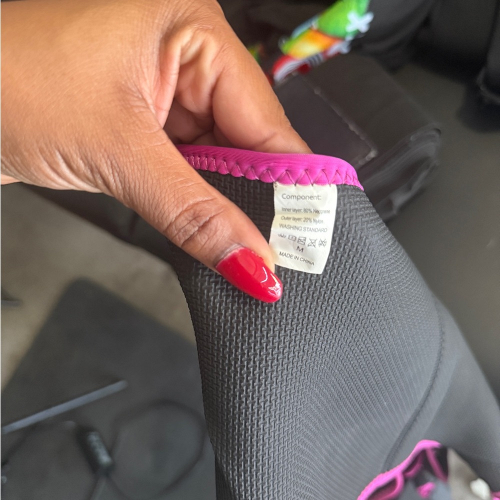 Black and Pink Neoprene Sleeve